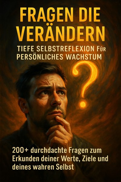 'Cover von Fragen die Verändern: Tiefe Selbstreflexion für Persönliches Wachstum'-Cover