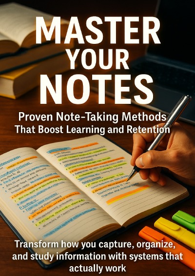 'Cover von Master Your Notes: Proven Note-Taking Methods That Boost Learning and Retention'-Cover