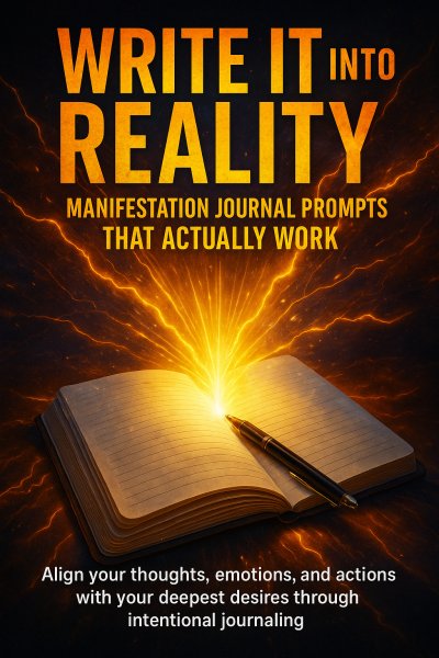 'Cover von Write It Into Reality: Manifestation Journal Prompts That Actually Work'-Cover