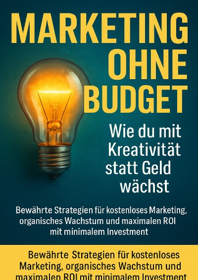 'Cover von Marketing ohne Budget: Wie du mit Kreativität statt Geld wächst'-Cover