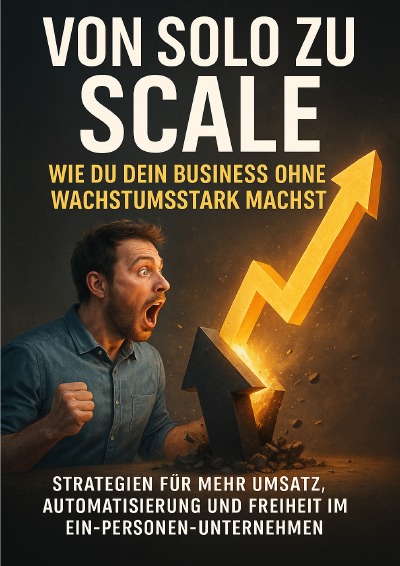 'Cover von Von Solo zu Scale: Wie du dein Business ohne Team wachstumstark machst'-Cover