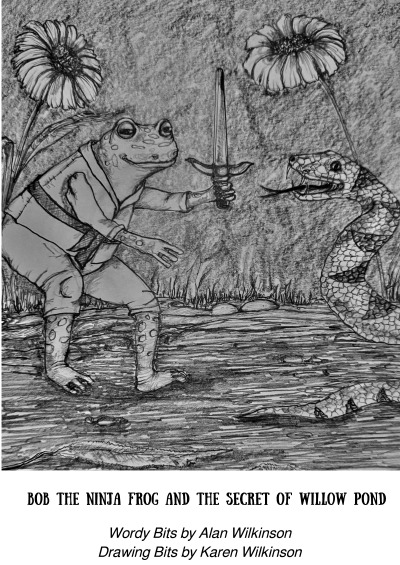 'Cover von Bob the Ninja Frog and the Secret of Willow Pond'-Cover