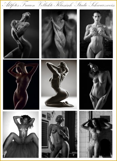 'Cover von 280 Frauen Vollaktfotos Studio Schwarzweiss.'-Cover