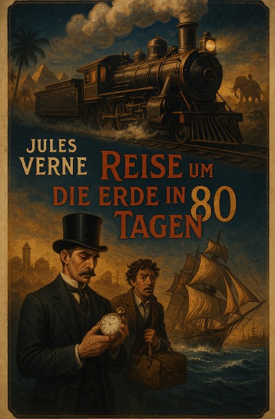 'Cover von Reise um die Erde in 80 Tagen'-Cover