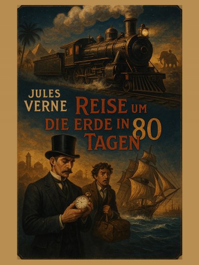 'Cover von Reise um die Erde in 80 Tagen'-Cover