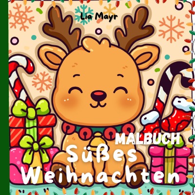 'Cover von Süßes Weihnachten Malbuch'-Cover