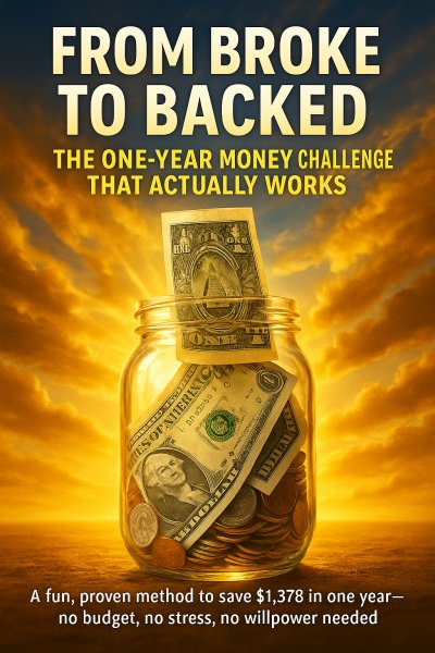 'Cover von From Broke to Backed: The One-Year Money Challenge That Actually Works'-Cover