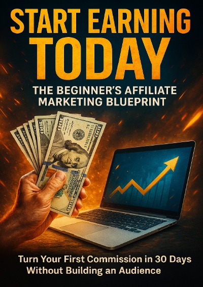 'Cover von Start Earning Today: The Beginner’s Affiliate Marketing Blueprint'-Cover