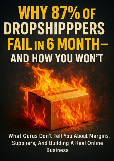 'Cover von Why 87% of Dropshippers Fail in 6 Months—And How You Won’t'-Cover