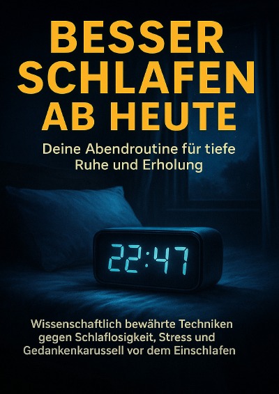 'Cover von Besser schlafen ab heute: Deine Abendroutine für tiefe Ruhe und Erholung'-Cover