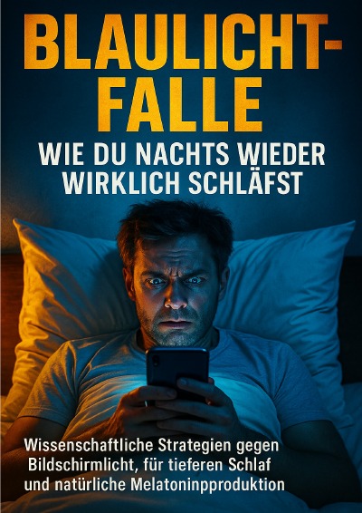 'Cover von Blaulicht-Falle: Wie du nachts wieder wirklich schläfst'-Cover