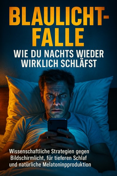 'Cover von Blaulicht-Falle: Wie du nachts wieder wirklich schläfst'-Cover
