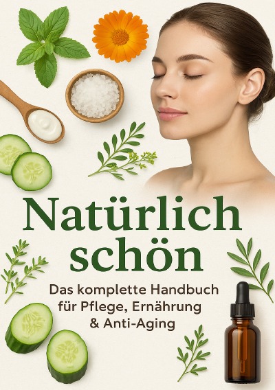 'Cover von Natürlich schön – Das komplette Handbuch für Pflege, Ernährung & Anti-Aging'-Cover