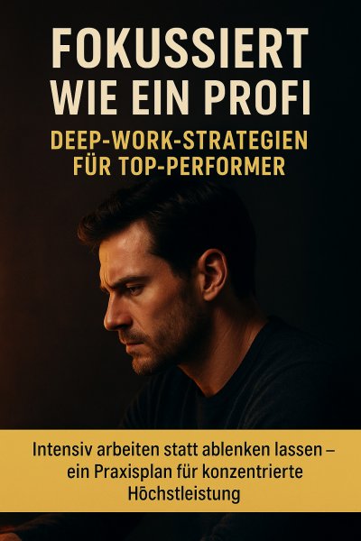 'Cover von Fokussiert wie ein Profi: Deep-Work-Strategien für Top-Performer'-Cover