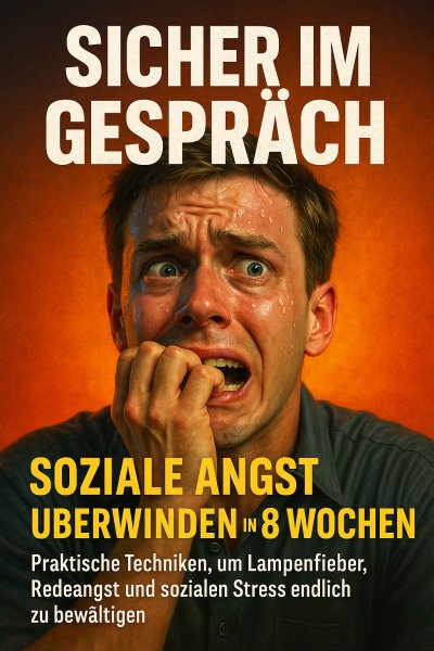 'Cover von Sicher im Gespräch: Soziale Angst überwinden in 8 Wochen'-Cover