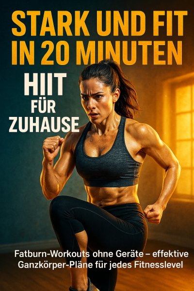 'Cover von Stark und fit in 20 Minuten: HIIT für Zuhause'-Cover
