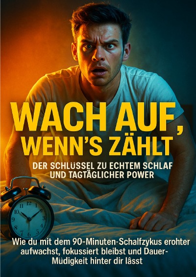 'Cover von Wach auf, wenn’s zählt: Der Schlüssel zu echtem Schlaf und tagtäglicher Power'-Cover