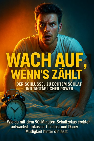 'Cover von Wach auf, wenn’s zählt: Der Schlüssel zu echtem Schlaf und tagtäglicher Power'-Cover
