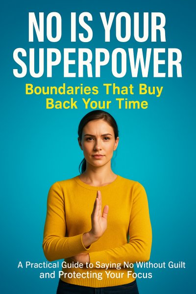 'Cover von No Is Your Superpower: Boundaries That Buy Back Your Time'-Cover