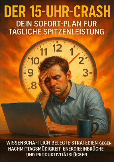 'Cover von Der 15-Uhr-Crash: Dein Sofort-Plan für tägliche Spitzenleistung'-Cover