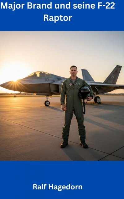 'Cover von Major Brand und seine F-22 Raptor'-Cover