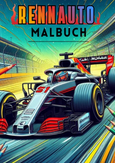 'Cover von Rennauto Malbuch'-Cover