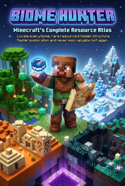 'Cover von Biome Hunter: Minecraft’s Complete Resource Atlas'-Cover