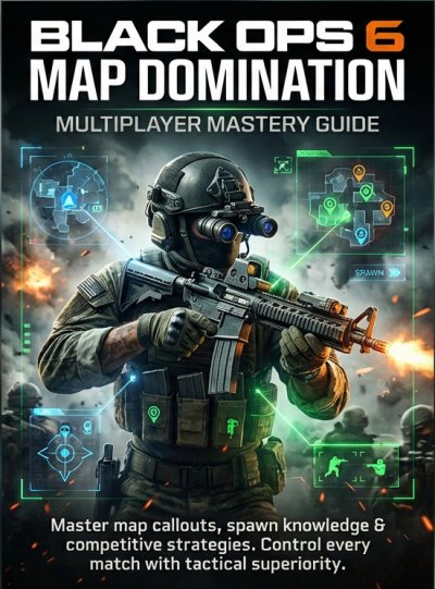 'Cover von Black Ops 6 Map Domination: Multiplayer Mastery Guide'-Cover