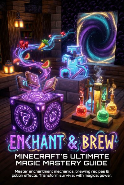 'Cover von Enchant & Brew: Minecraft’s Ultimate Magic Mastery Guide'-Cover