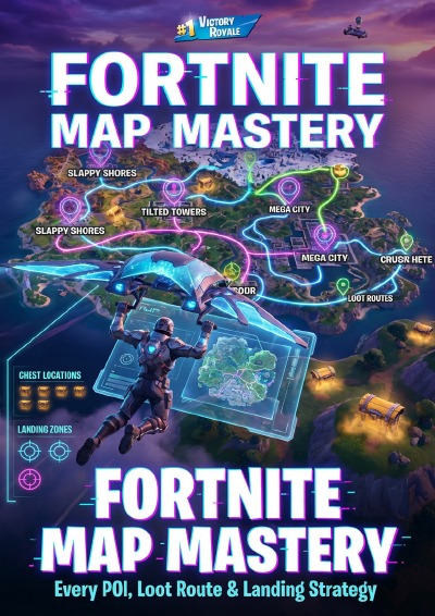 'Cover von Fortnite Map Mastery: Every POI, Loot Route & Landing Strategy'-Cover