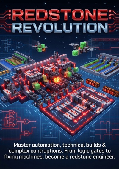 'Cover von Redstone Revolution: Engineer Minecraft’s Most Advanced Contraptions'-Cover