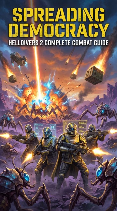 'Cover von Spreading Democracy: Helldivers 2 Complete Combat Guide'-Cover