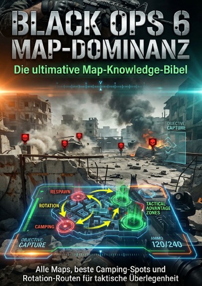 'Cover von Black Ops 6 Map-Dominanz: Die ultimative Map-Knowledge-Bibel'-Cover