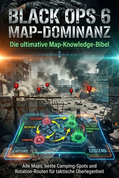 'Cover von Black Ops 6 Map-Dominanz: Die ultimative Map-Knowledge-Bibel'-Cover