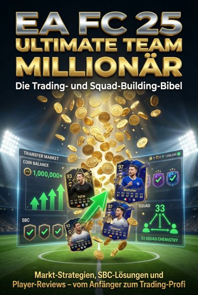 'Cover von EA FC 25 Ultimate Team Millionär: Die Trading- und Squad-Building-Bibel'-Cover