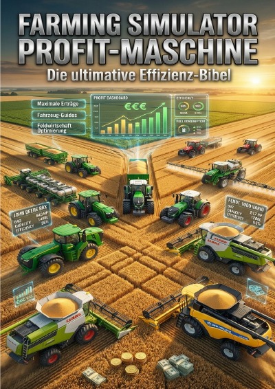 'Cover von Farming Simulator Profit-Maschine: Die ultimative Effizienz-Bibel'-Cover