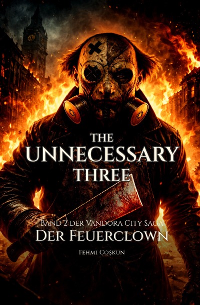'Cover von The Unnecessary Three –  Der Feuerclown'-Cover