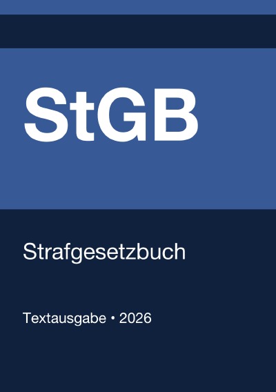 'Cover von StGB – Strafgesetzbuch (Deutschland) 2026'-Cover