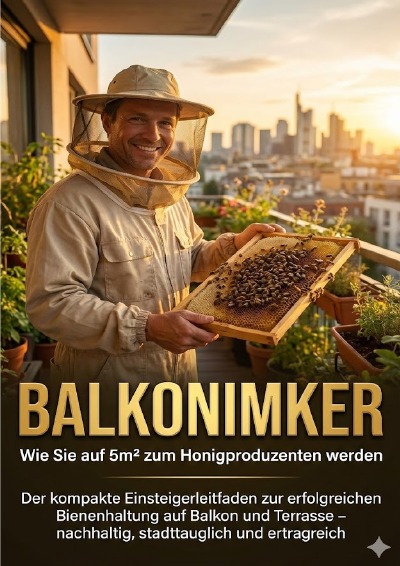 'Cover von Balkonimker: Wie Sie auf 5m² zum Honigproduzenten werden'-Cover