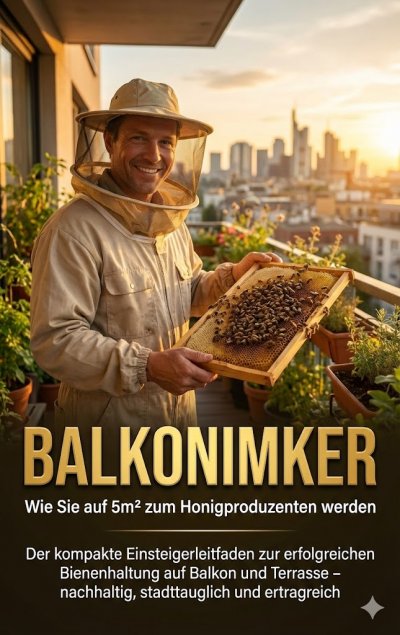 'Cover von Balkonimker: Wie Sie auf 5m² zum Honigproduzenten werden'-Cover