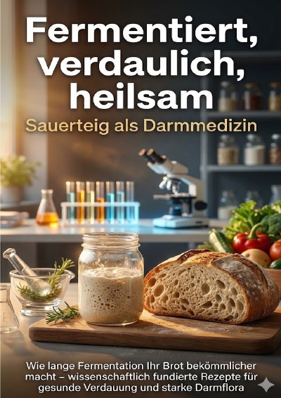 'Cover von Fermentiert, verdaulich, heilsam: Sauerteig als Darmmedizin'-Cover