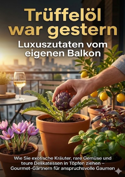 'Cover von Trüffelöl war gestern: Luxuszutaten vom eigenen Balkon'-Cover