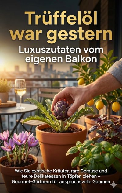 'Cover von Trüffelöl war gestern: Luxuszutaten vom eigenen Balkon'-Cover
