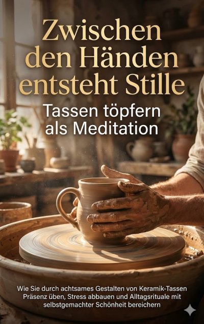 'Cover von Zwischen den Händen entsteht Stille: Tassen töpfern als Meditation'-Cover