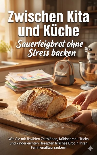 'Cover von Zwischen Kita und Küche: Sauerteigbrot ohne Stress backen'-Cover
