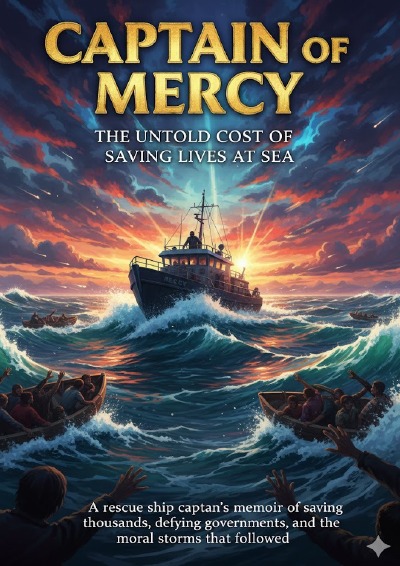 'Cover von Captain of Mercy: The Untold Cost of Saving Lives at Sea'-Cover