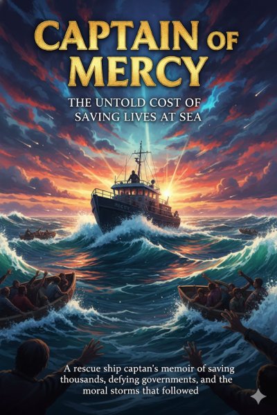 'Cover von Captain of Mercy: The Untold Cost of Saving Lives at Sea'-Cover