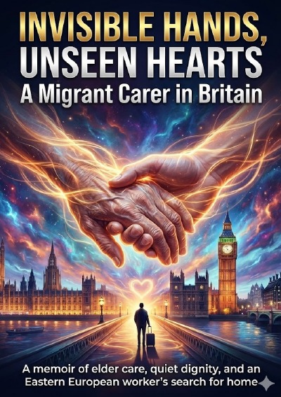'Cover von Invisible Hands, Unseen Hearts: A Migrant Carer in Britain'-Cover