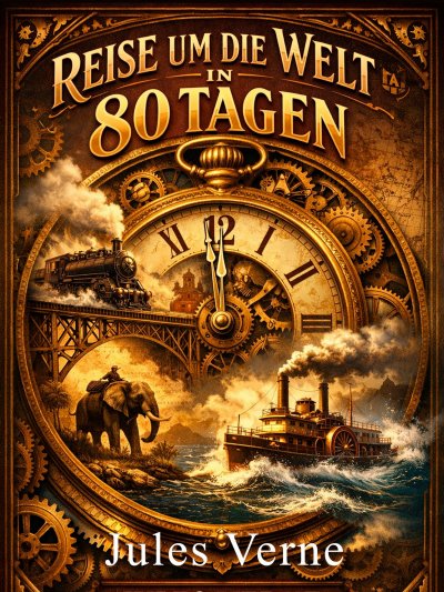 'Cover von Reise um die Erde in 80 Tagen'-Cover