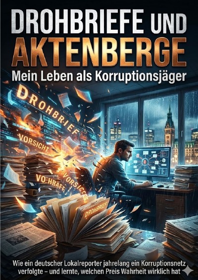 'Cover von Drohbriefe und Aktenberge: Mein Leben als Korruptionsjäger'-Cover